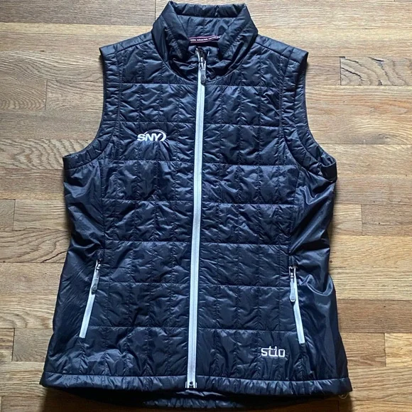 Stio Embroidered Women’s Boundary Black Azura Vest - Picture 2 of 14